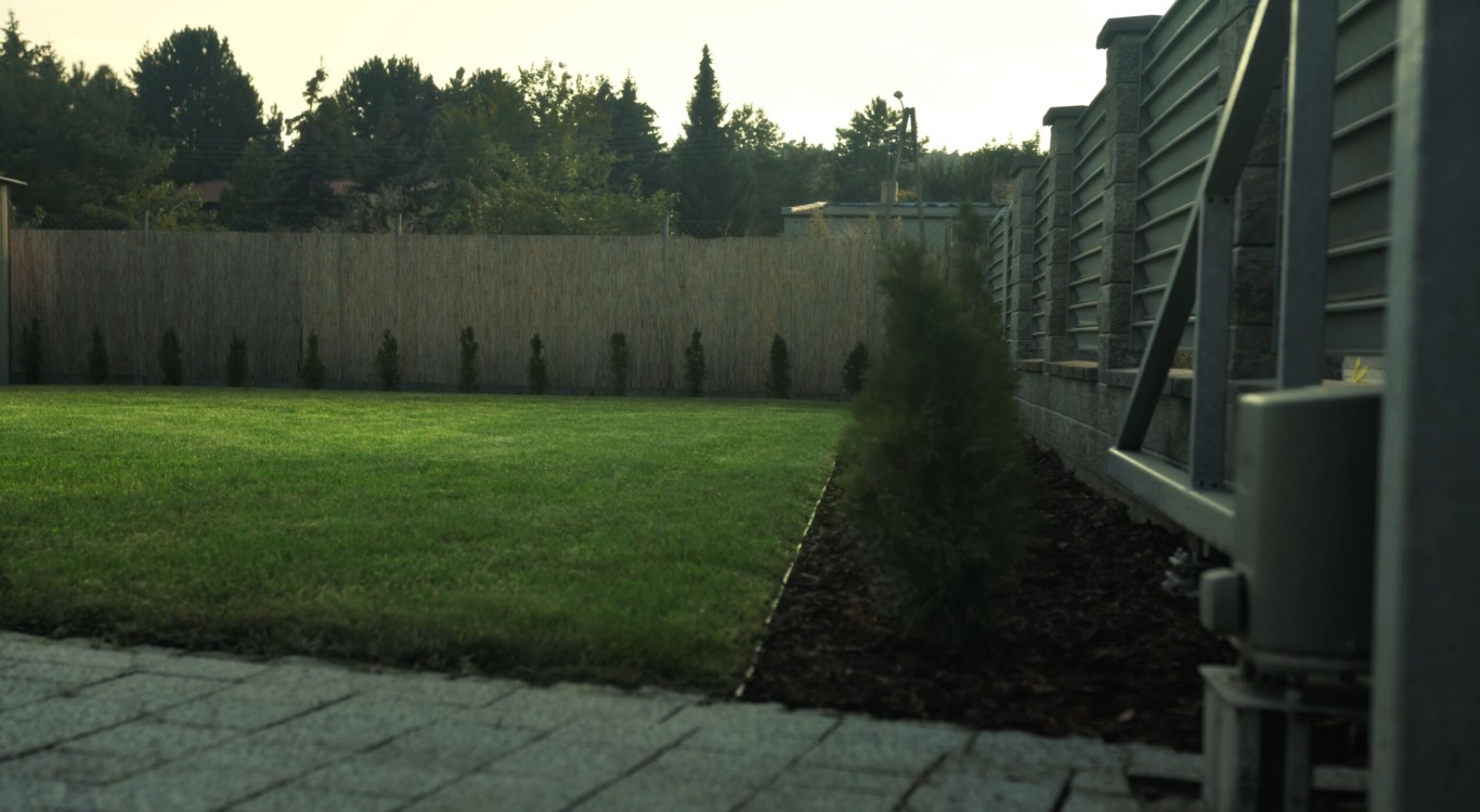 Backyard transformation ready for putting green installation